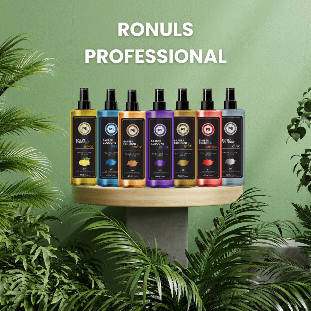 Ronuls Professional Eau De Cologne 400 ml Barber Cologne – Bild 9